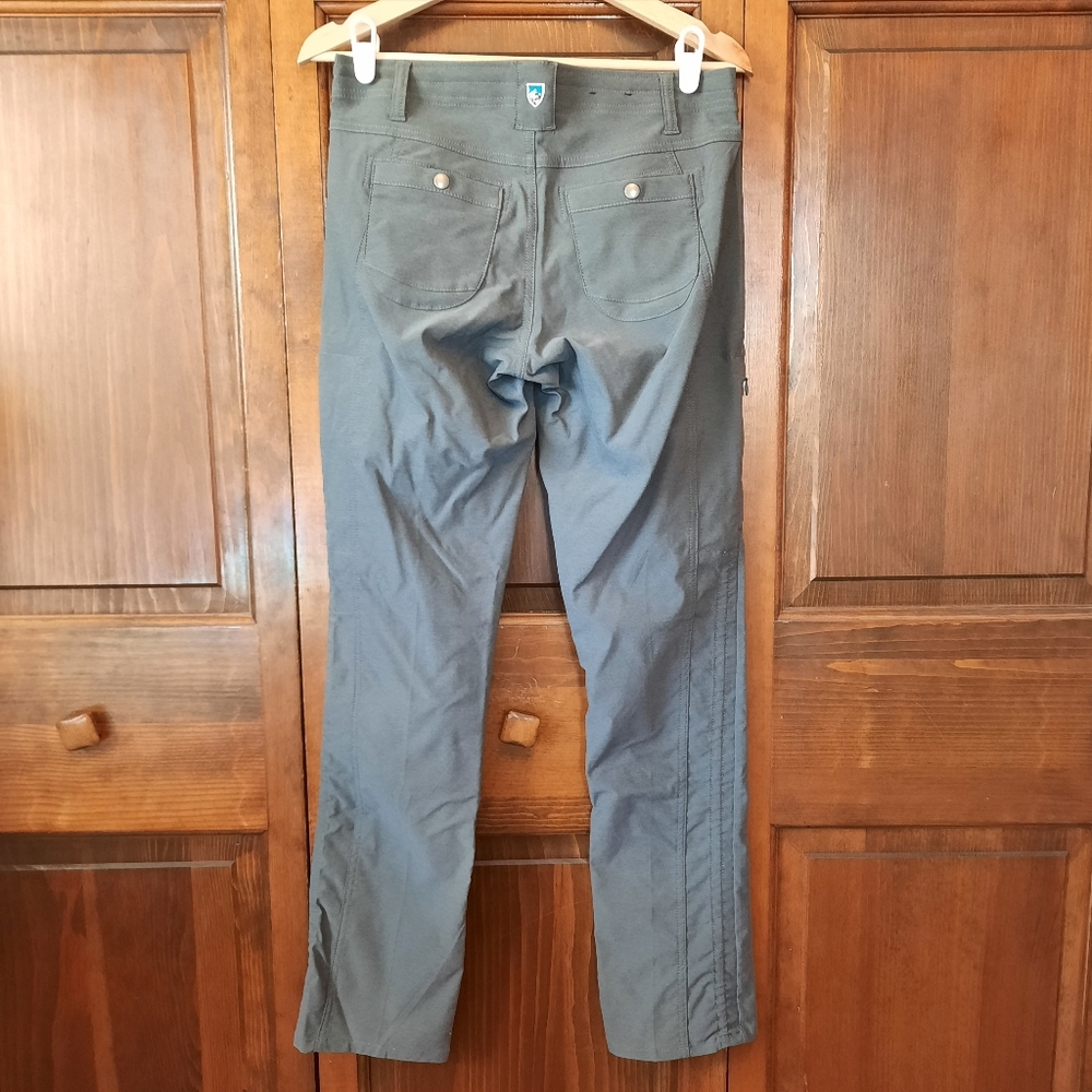 Kuhl Trekr Pants Charcoal Mid-rise Straight Leg Convertible Pants-Capris Size 4 - Picture 12 of 16